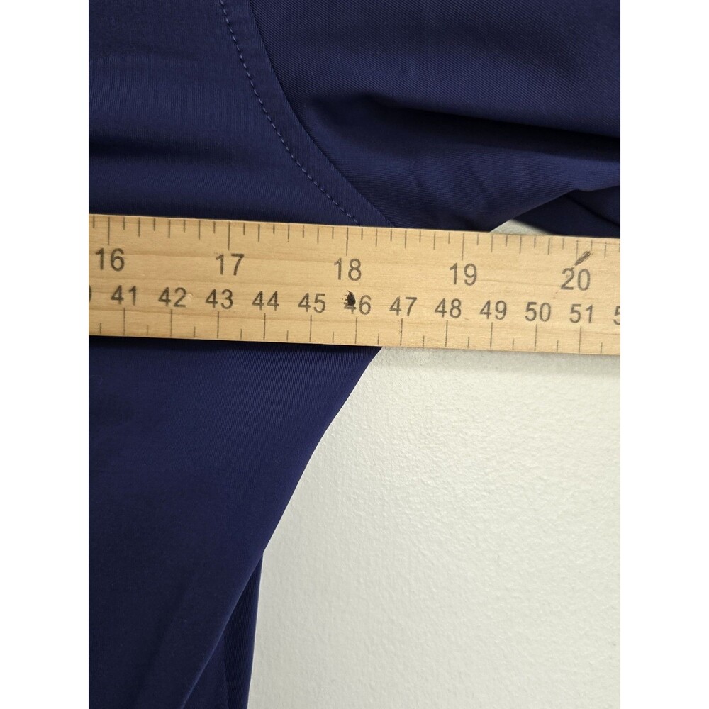 G/FORE 1/4 Zip Polo Womens M Blue Color Block Collar Tech Golf Casual Preppy - Picture 8 of 8